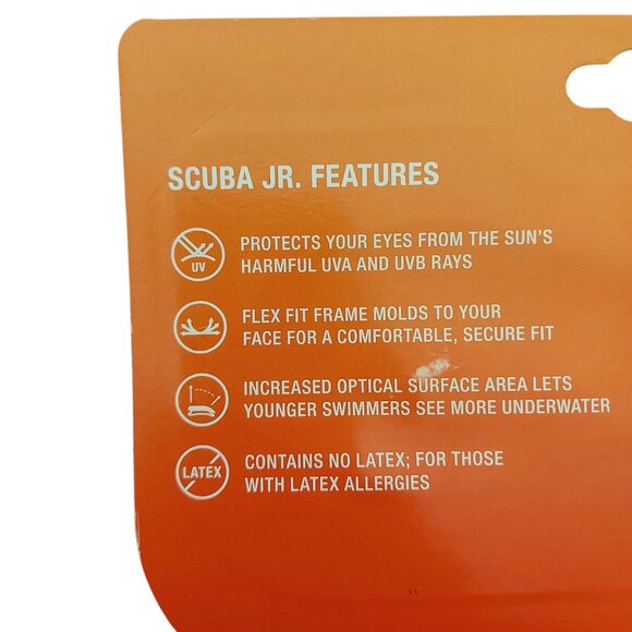 Speedo Scuba Swim Goggles Junior Blue Ages 6-14 Recreation UV Protection Beach - Picture 6 of 6